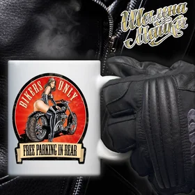 Прикольные кружки: Чашка Мото 027 Bikers Only